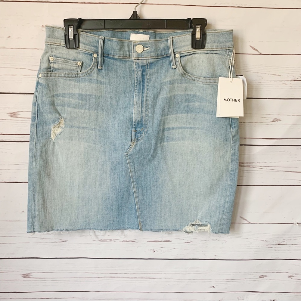 NWT Mother Denim Mini Skirt- 31